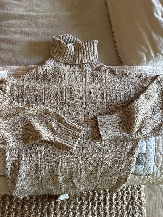 Sweaters - Cozy Knit Cowl Neck Sweater in Beige-Cream
